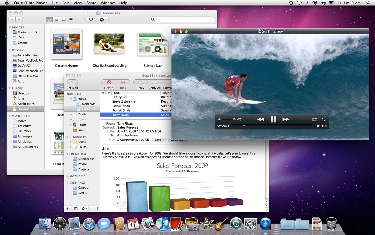 windows support software for mac snow leopard