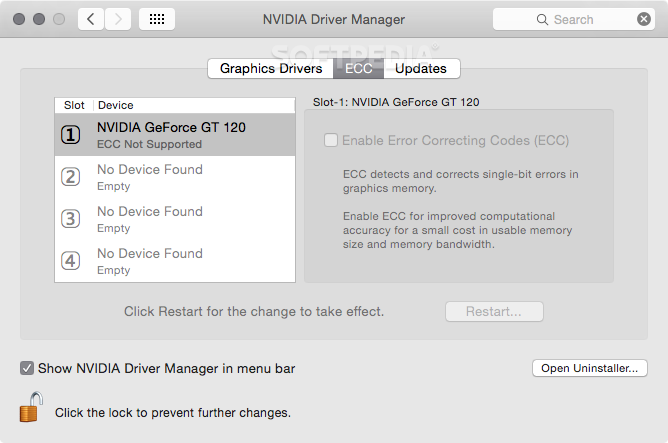 download nvidia drivers for mac os x
